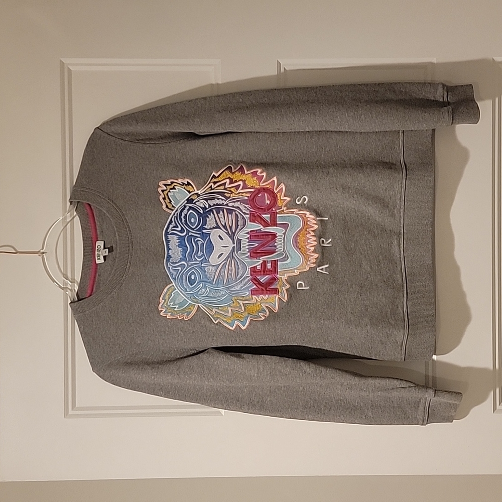 Kenzo Tiger Embroidered Sweater - Womens Medium
